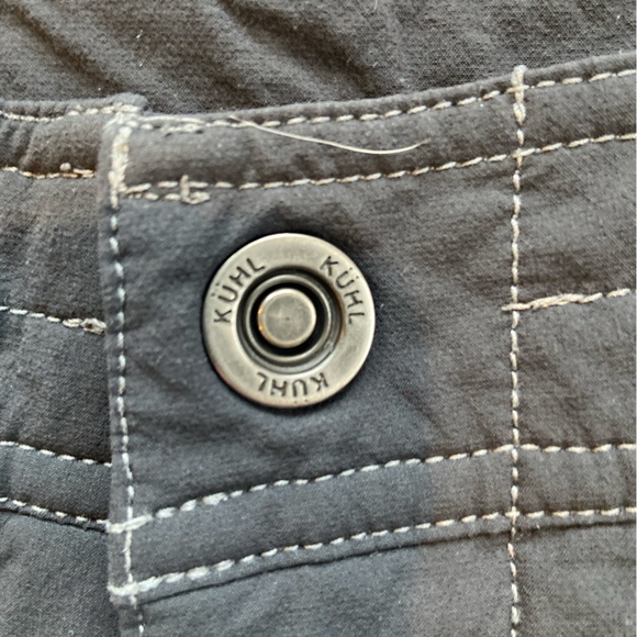 Kuhl Renegade Nylon Cargo Shorts Gray Mens Size 38 Performance Hiking - Picture 3 of 12